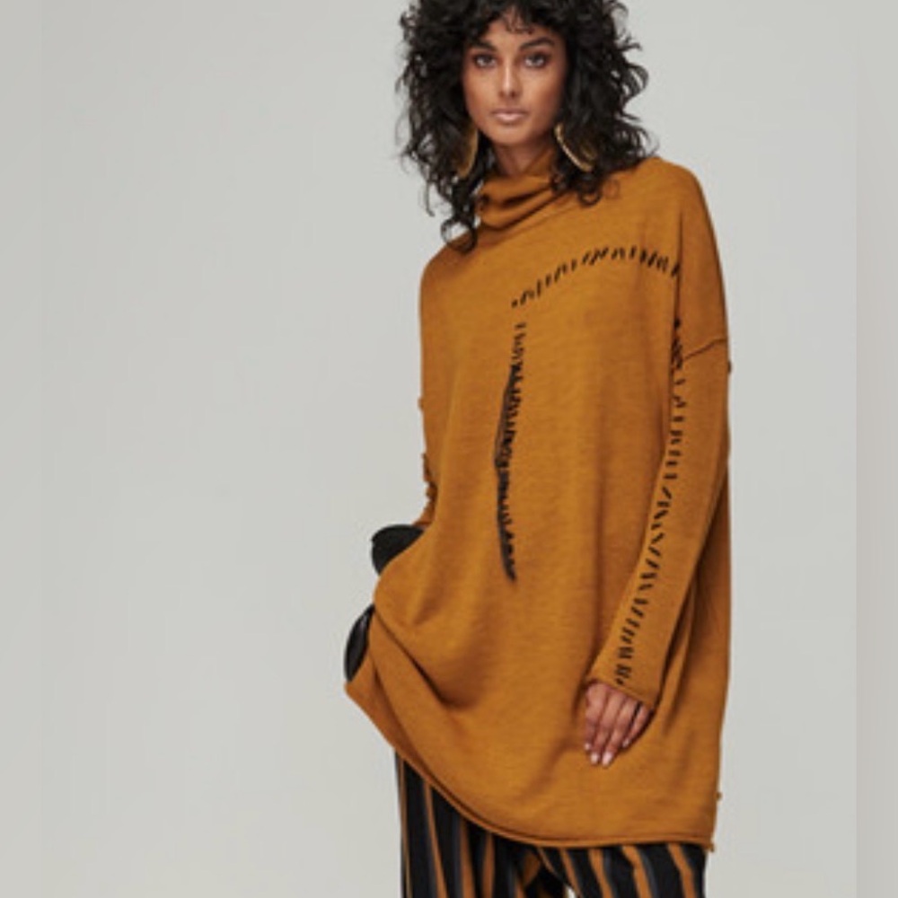 Banana Blue Australia Merino Wool Lagenlook Oversized Sweater